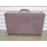 Vintage leather suitcase 75 x 47 cms approx.