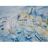 Ian Weatherhead (b.1932)  Limited edition print  Harbour scene, no.89/300, signed in pencil lower