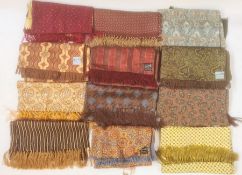 Large quantity of gentleman's silk and other scarves to include Liberty, Tootal, Duggie