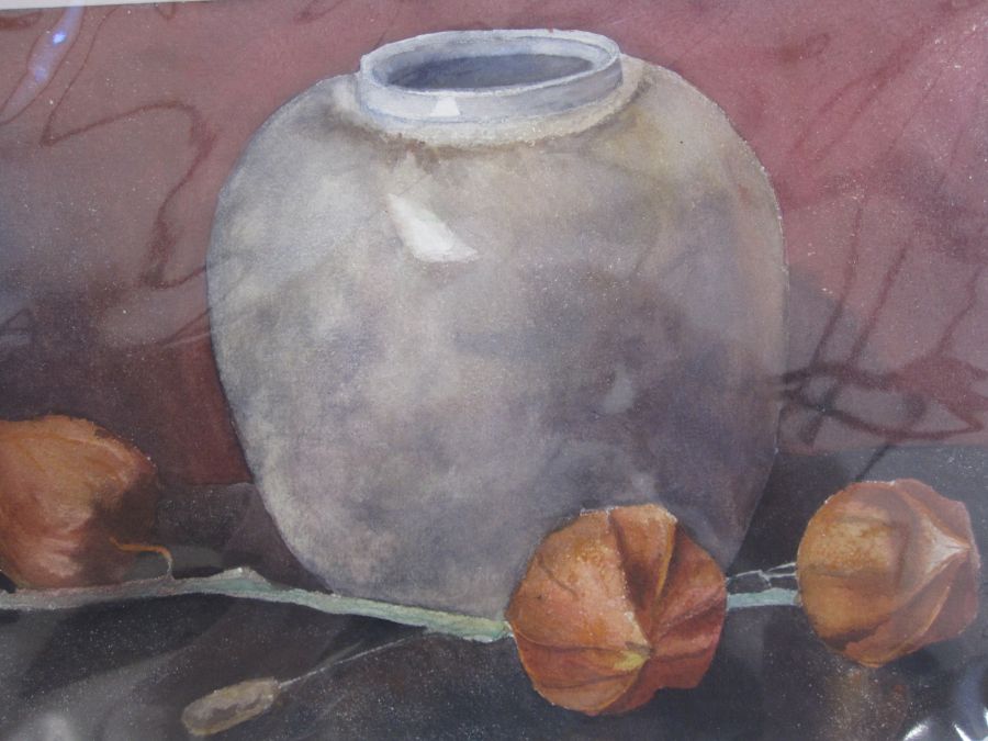 Frances Mary Towers (early 20th century school)  Watercolours Various still life studies, wine - Image 8 of 8