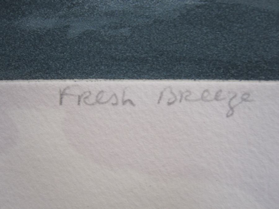 John McNulty Limited edition print  "Fresh Breeze", signed in the margin in pencil and no.173/350, - Image 3 of 6