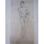 Frances Mary Towers (early 20th century school) Pencil, charcoal and wash  Various studies to