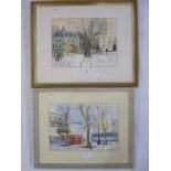 Brenda Warren Watercolour  "Montpellier, Cheltenham", signed lower left, 16.5cm x 24.5cm  E