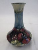 Moorcroft pansy pattern vase, tapered, green signature to base, 15.5cm high  Condition ReportTo