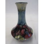 Moorcroft pansy pattern vase, tapered, green signature to base, 15.5cm high  Condition ReportTo