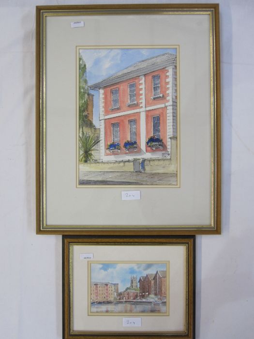 Brenda Warren Watercolour  "Montpellier, Cheltenham", signed lower left, 16.5cm x 24.5cm  E - Image 2 of 2