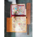 Cricket bat, puzzle, games, briefcase