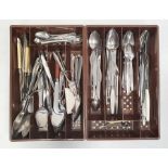 Quantity of stainless steel flatware (2 boxes)