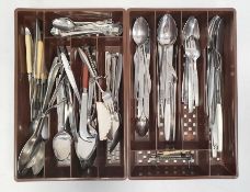 Quantity of stainless steel flatware (2 boxes)