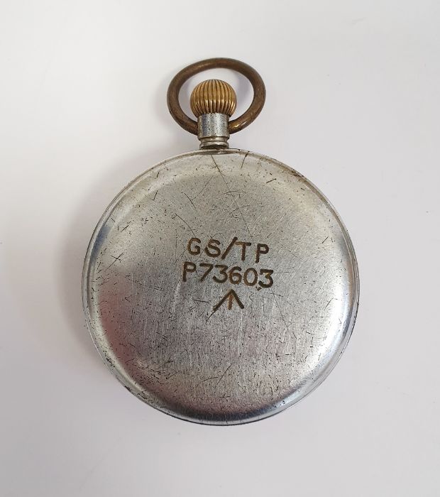 Gentleman's Victorian JW Benson open-faced silver pocket watch, Roman numerals and subsidiary - Image 2 of 7