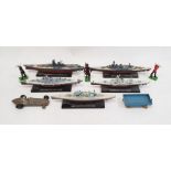 Quantity of DeAgostini painted models of ships and other toys (1 box)