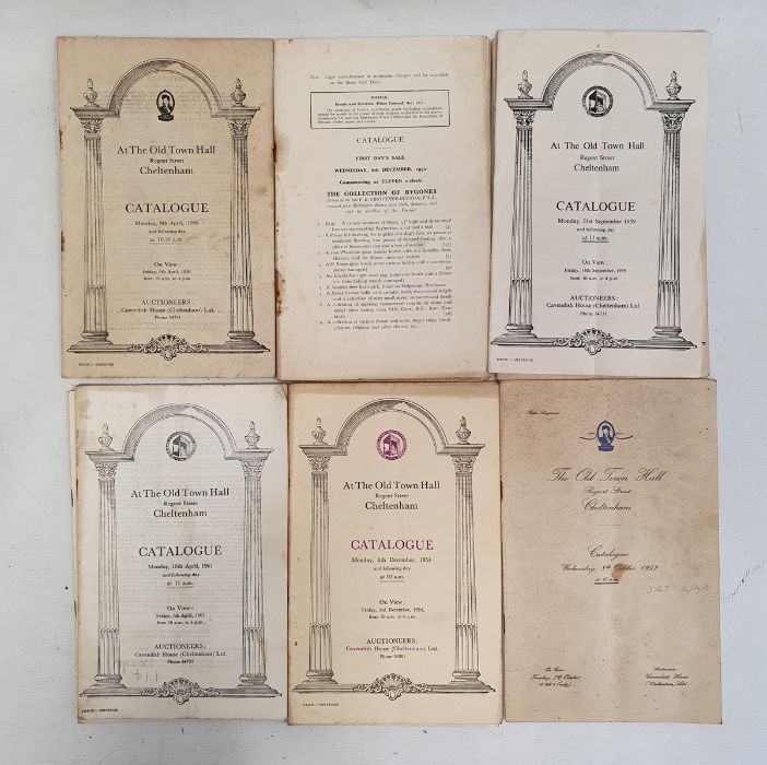 Quantity of auction catalogues from Cavendish House Limited auctioneers, held at The Old Town