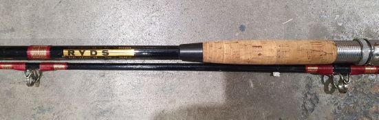 Split cane fishing rod and an Eros guitar (2)