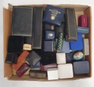 Assorted empty jewellery boxes (1 box)