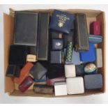 Assorted empty jewellery boxes (1 box)