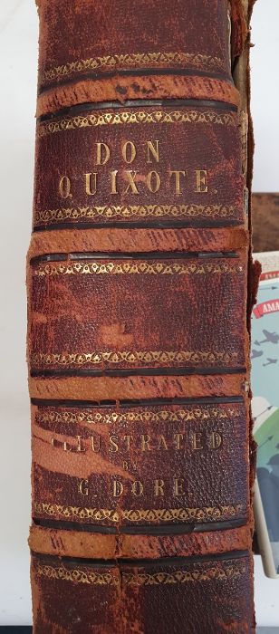 La Sainte Bible, Paris 1835 with leather binding and Cervantes The History of Don Quixote - Image 3 of 6