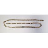 ******* WITHDRAWN ******* 18ct gold chain link necklace, 21g approx. * WITHDRAWN ********