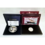 The Battle of Balaclava 2004 Jersey silver proof £10 coin with certificate of authenticity, in