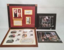 Printed Twilight photo with signatures, with certificate of authenticity to reverse 'This is to