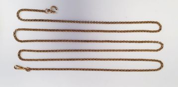 19th century gilt metal belcher-link guard chain Condition Report Additional photo