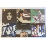 Collection of mainly 1980's vinyl LP's including The Police (4), Sting (1), Abba (5), Elton John (