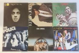 Collection of mainly 1980's vinyl LP's including The Police (4), Sting (1), Abba (5), Elton John (