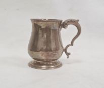 LOT WITHDRAWN George III silver christening mug, London 1809, makers mark WK, 6ozt approx.