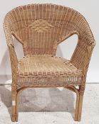 Wicker chair and a Fortnum & Mason's hamper (2)