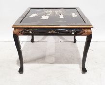 Chinese style dining table and four chairs(5)