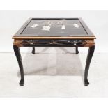 Chinese style dining table and four chairs(5)