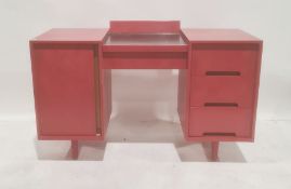 John & Sylvia Reid for Stag dressing table, later painted and changed, the central section with