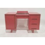 John & Sylvia Reid for Stag dressing table, later painted and changed, the central section with