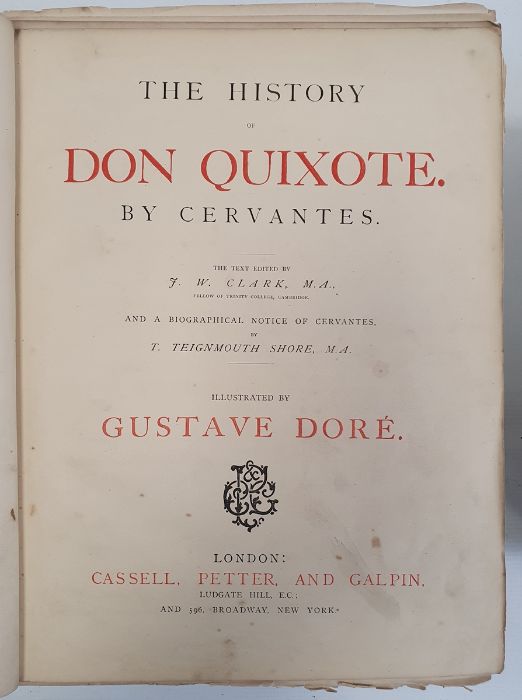 La Sainte Bible, Paris 1835 with leather binding and Cervantes The History of Don Quixote - Image 4 of 6