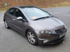 Honda Civic EX GT I-VTEC 1.8 (1799cc) in silver, mileage  87,510, manual, 6 speed gearbox,