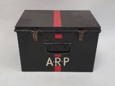 Vintage ARP small tin box, 29cm long