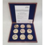 Boxed set of collector's coins 'Most Famous Battleships', with certificate of ownership, issue no.