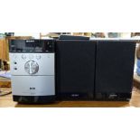 Sony DAB micro hi-fi and radio system with speakers