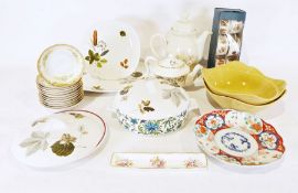 Box of assorted china including Royal Doulton, Royal Worcester, Midwinter, etc