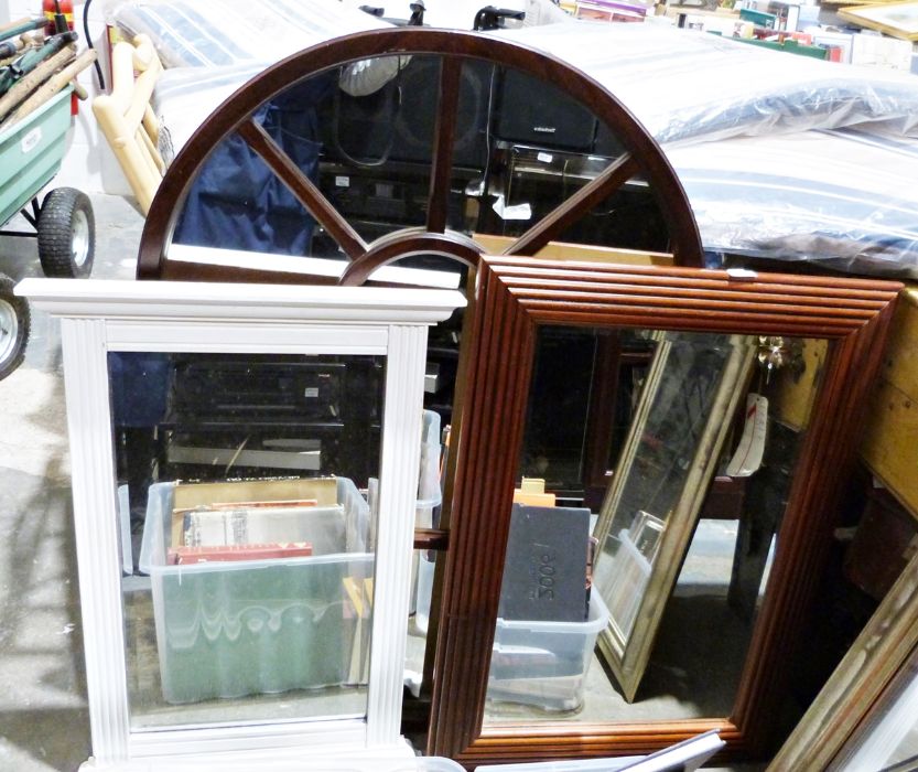 Three 20th century mirrors (3)