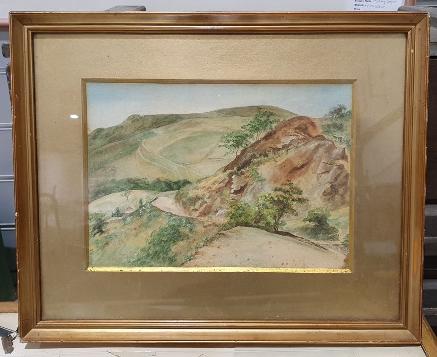 L. Kerr Oil on canvas "Near Lake Vyrnwy" together with assorted prints and paintings - Image 11 of 12