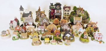 Numerous Lilliput Lane models together with various chinaware (3 boxes)