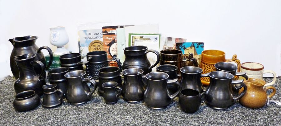 Collection of Prinknash pottery jugs and tankards, a Wedgwood 'Glen Mist' part dinner / tea - Image 5 of 5