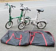 Pair of Di Blasi folding bicycles