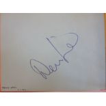 Manchester United autograph book 1991 to 1995, to include Denis Law, Matt Busby, Bobby Charlton,