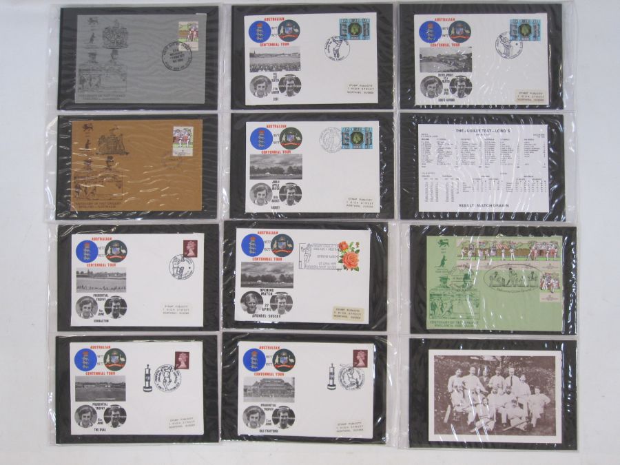 Box of stamps including First Day Covers, other covers, postcards, (1 box) - Image 2 of 2