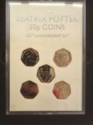 The Beatrix Potter 50p collection set