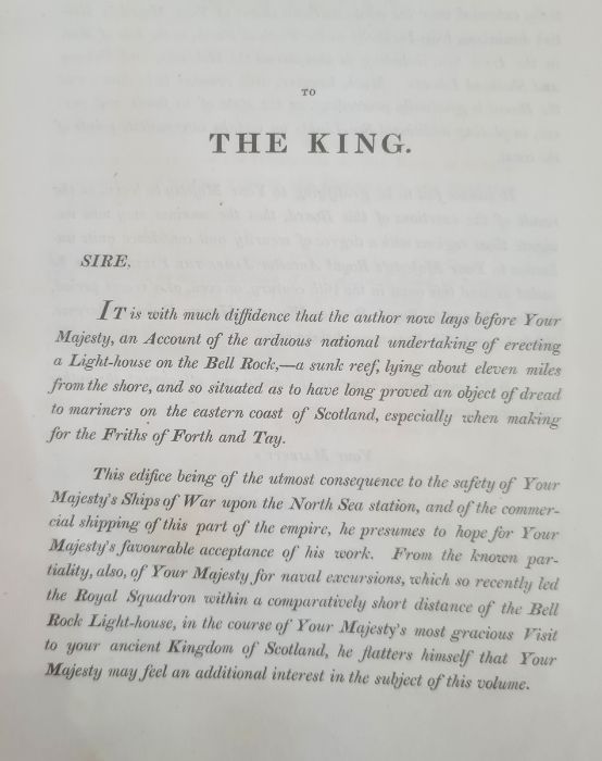 Stevenson, Robert (Civil Engineer)  "An Account of the Bell Rock Light-House, including the - Image 5 of 5