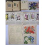 Quantity of Kensitas cigarettes silk 'British Empire' cards, Kensitas 'Flowers', an album of 'Wild