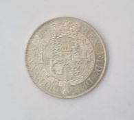 George III 1760 - 1820 new coinage 1818 half crown small Laurette head, date below, crowned garter