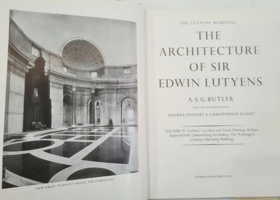 Butler A.G. " The Lutyens Memorial - The Architecture of Sir Edwin Lutyens, vol Country Houses, - Image 4 of 7